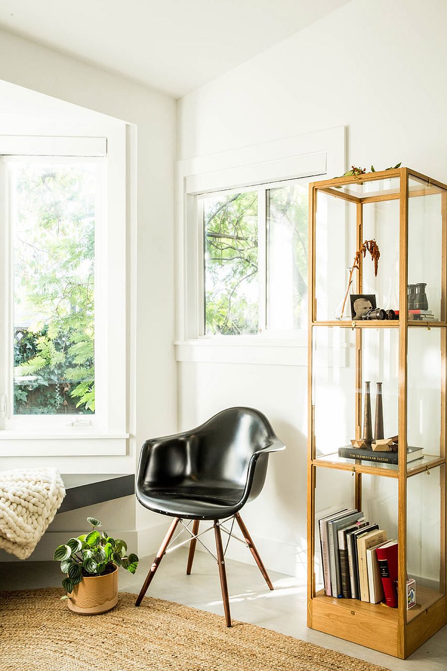 Classic-Eames-moulded-chair-and-glass-bookshelf.jpg